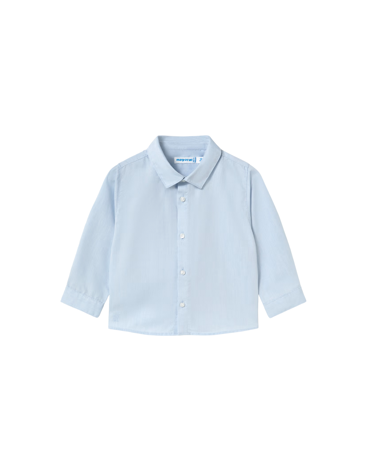Camisa de manga larga color azul bebe, mayoral