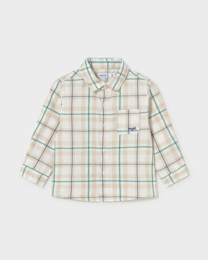 Camisa de manga larga viella cuadros acacia