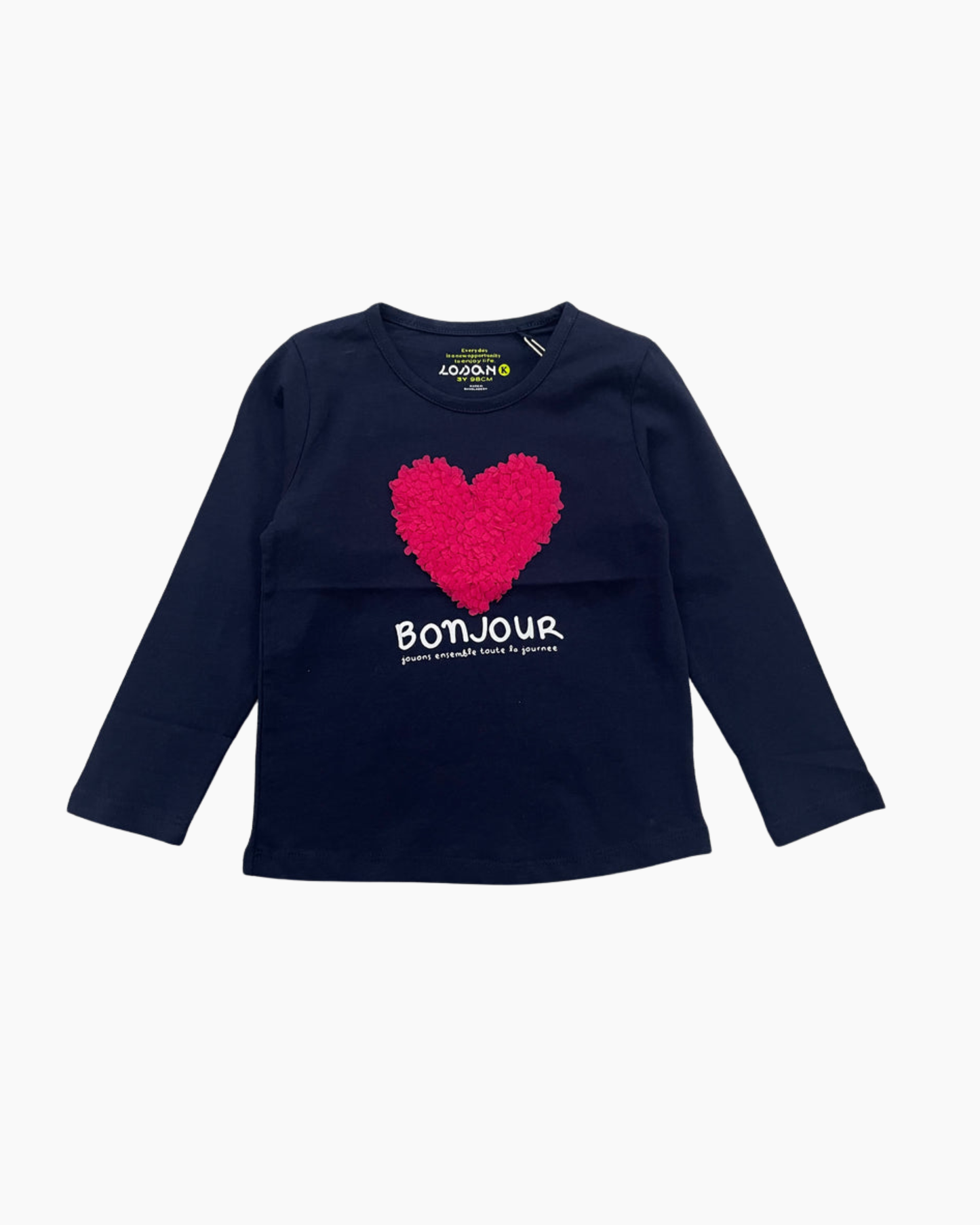 Camiseta manga larga light navy