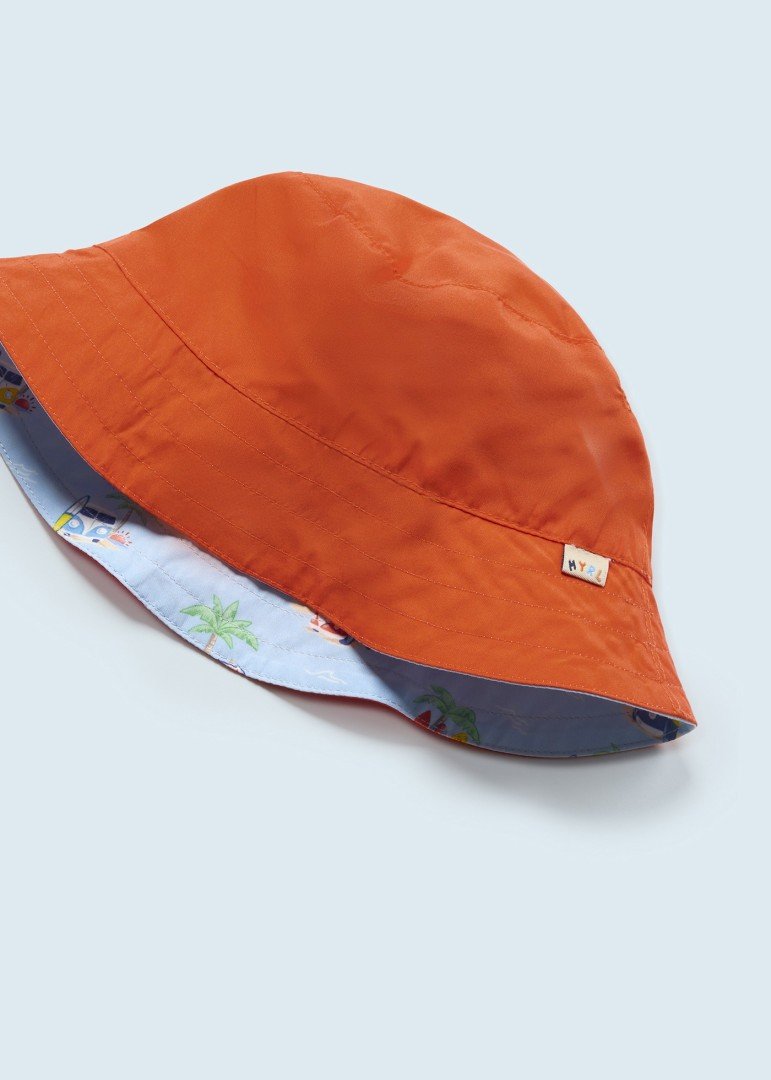 Bañador 2 pzas short y gorra celeste