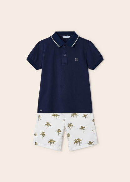 conjunto polo y bermudas