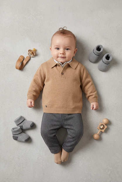 Conjunto pantalón y jersey bebé