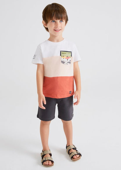conjunto de short y camiseta, live like a surfer