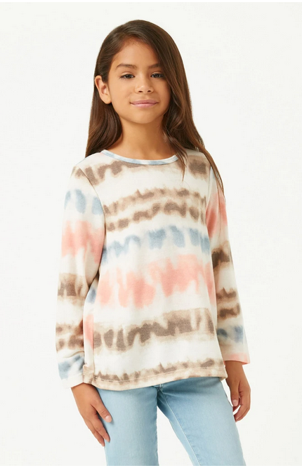 blusa manga larga tie dye