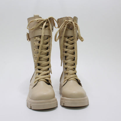bota tropicana neutra, hebilla oro