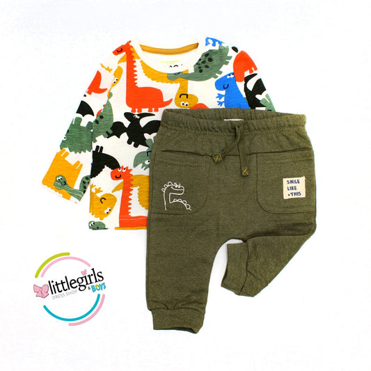 set pantalon camiseta para bebe