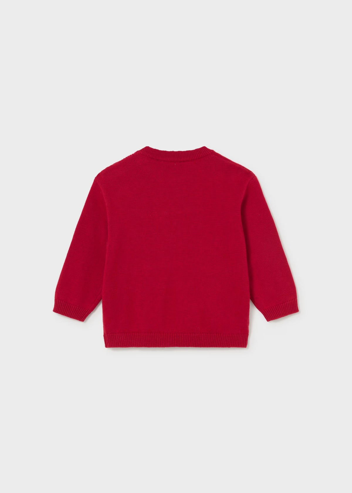 Jersey intarsia rojo bebé, mayoral
