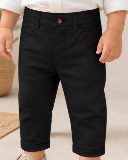 pantalón básico negro bebe, mayoral