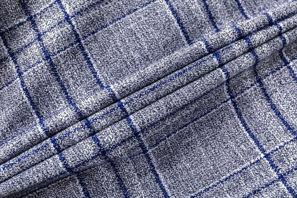 vestido manga larga, marino, pompon cintura