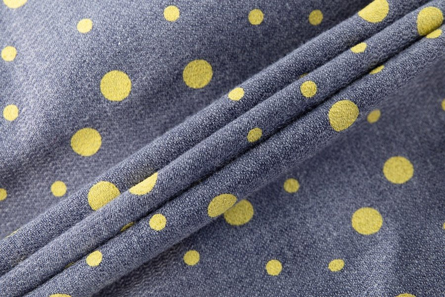 vestido manga larga cuello redondo