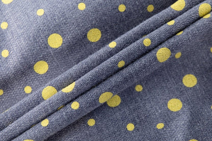 vestido manga larga cuello redondo