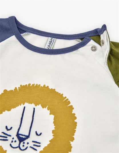 set camiseta manga larga y pantalon leggins tipo denim para bebe