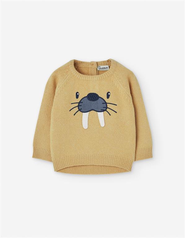 Suéter mostaza para bebe