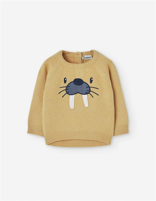 Suéter mostaza para bebe