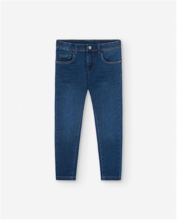 Pantalón denim azul marino para niño