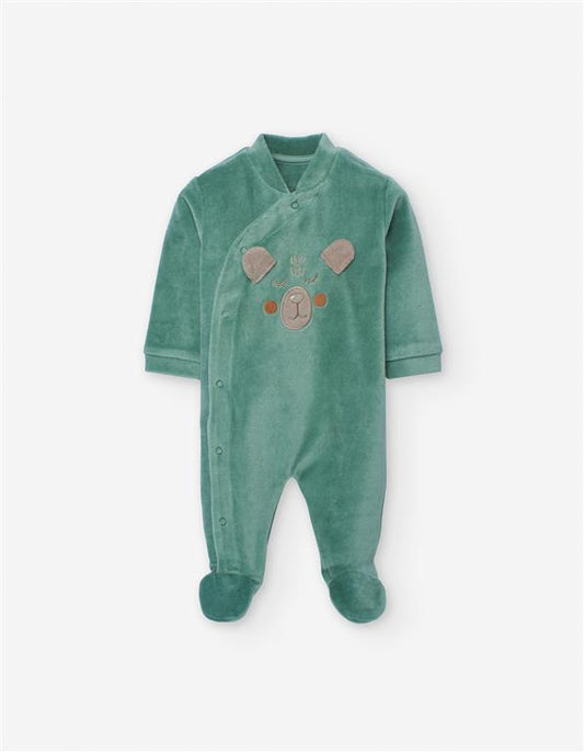 Pelele verde claro para bebe