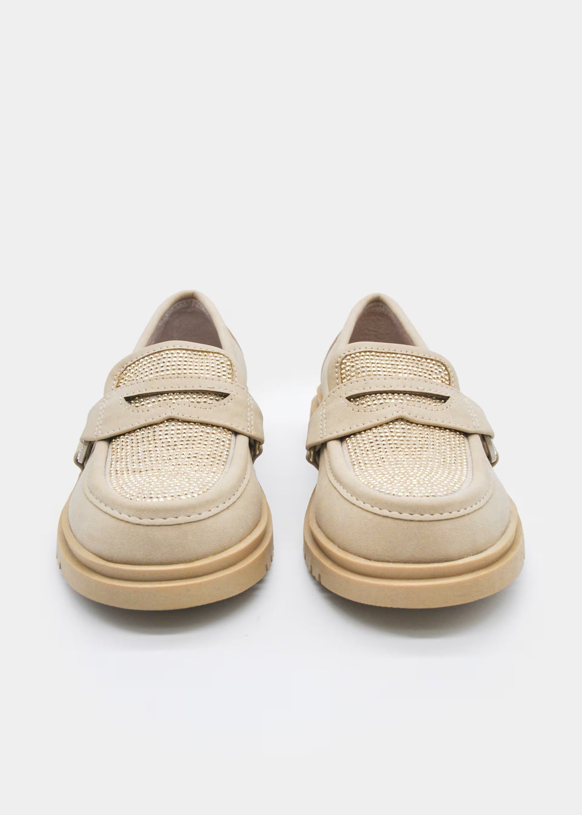 Mocasin Nude Brillos