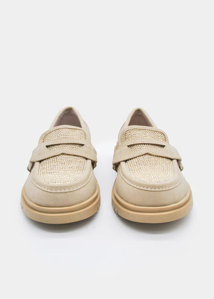 Mocasin Nude Brillos