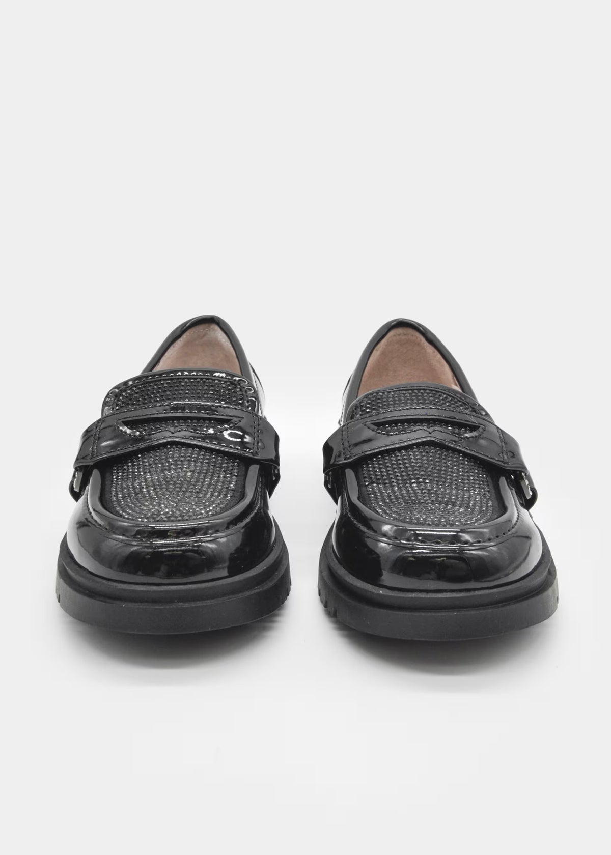 Mocasin Negro Brillos