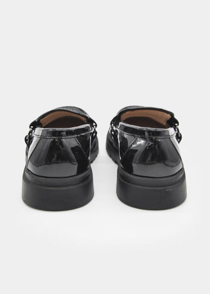 Mocasin Negro Brillos