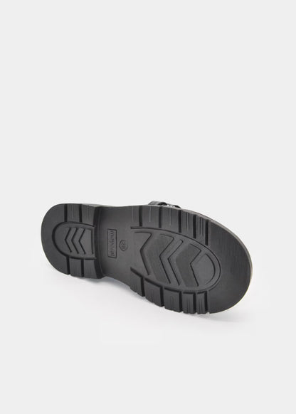 Mocasin Negro Brillos
