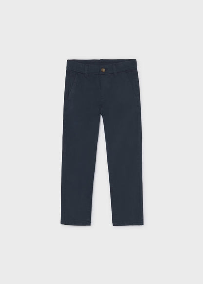 Pantalón básico chino color marino