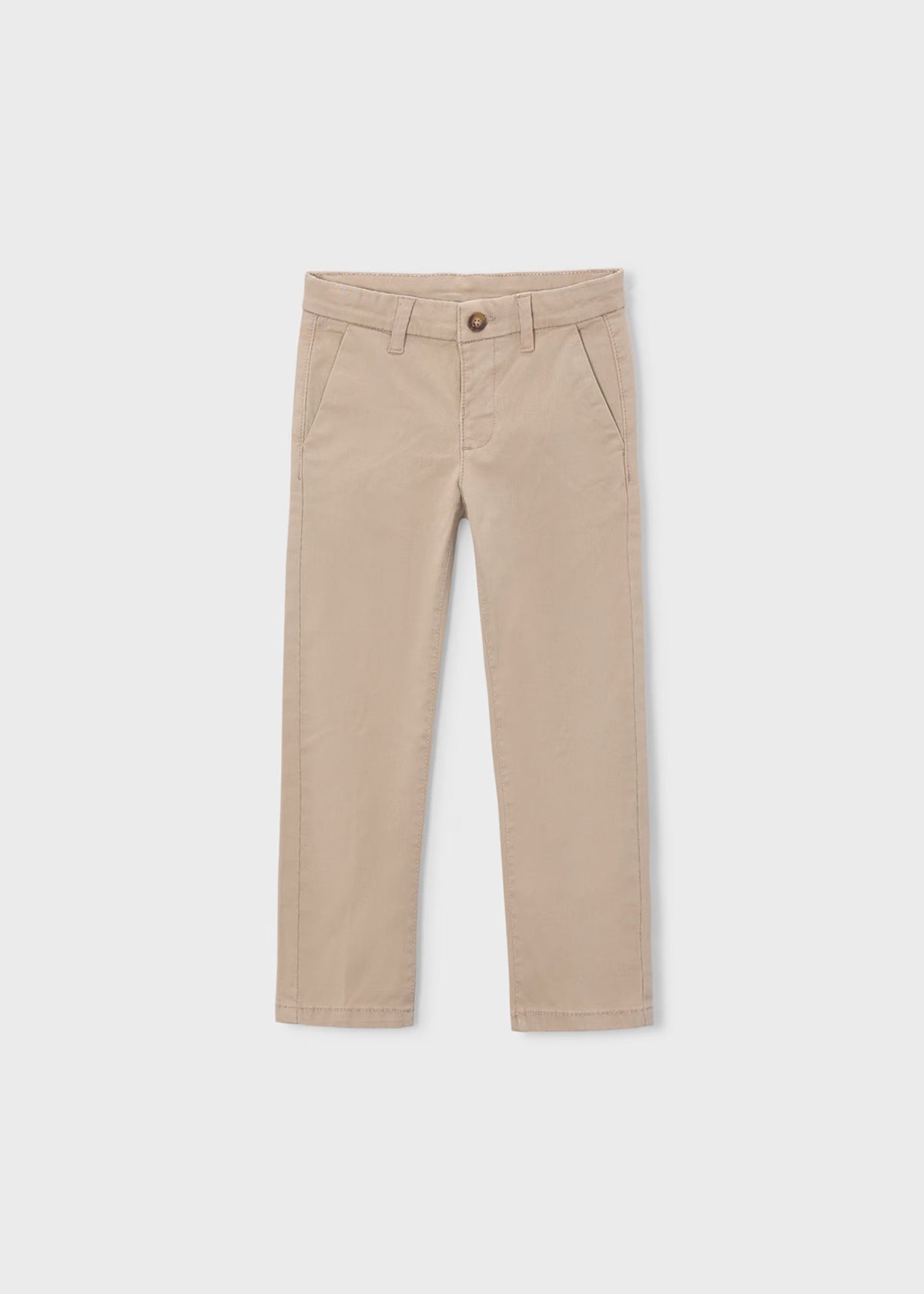 Pantalón básico chino color dark topo