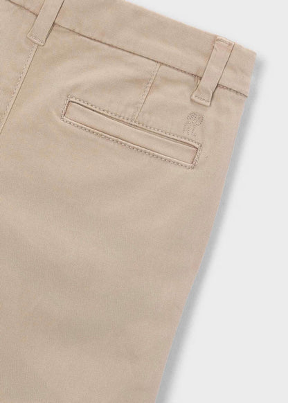 Pantalón básico chino color dark topo