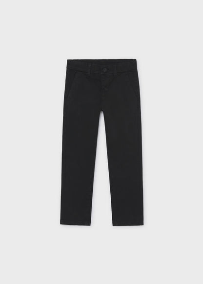 Pantalón básico chino color negro