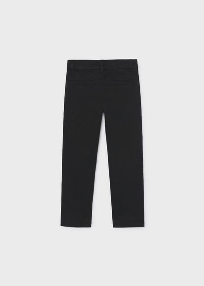 Pantalón básico chino color negro