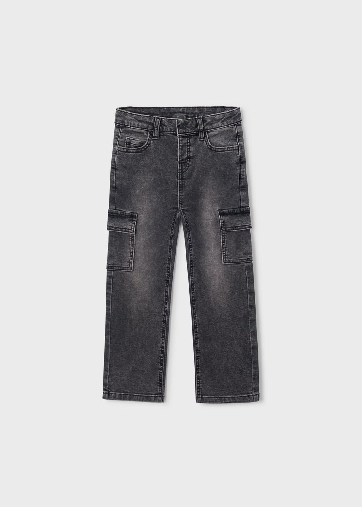 Pantalón cargo regular gris