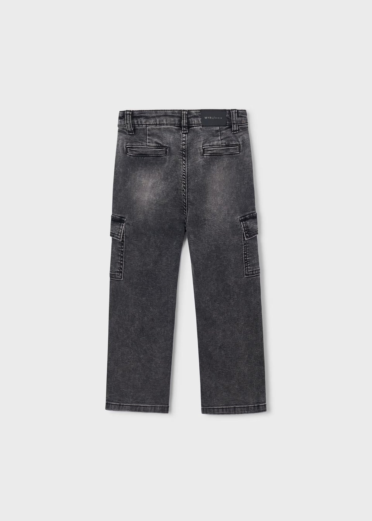 Pantalón cargo regular gris