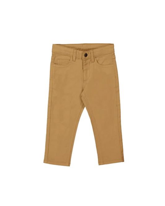 pantalón slim fit, color toffe, mayoral para bebé