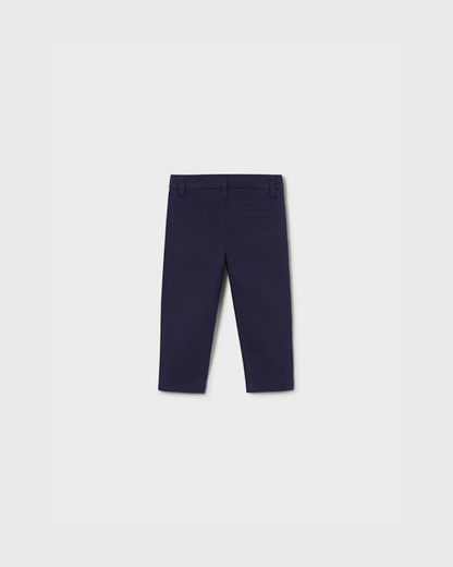 Pantalón chino básico marino, bebé