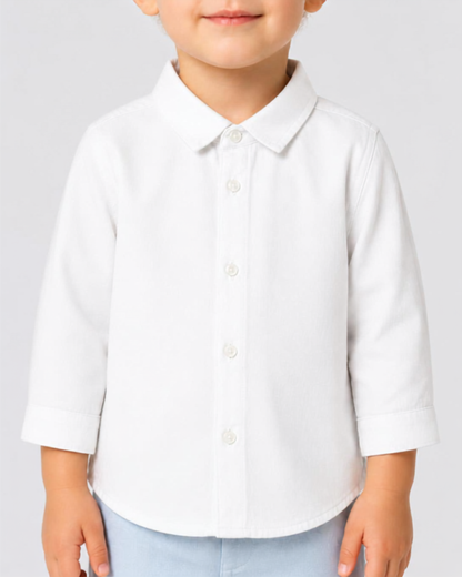 Camisa de manga larga color blanco bebe, mayoral