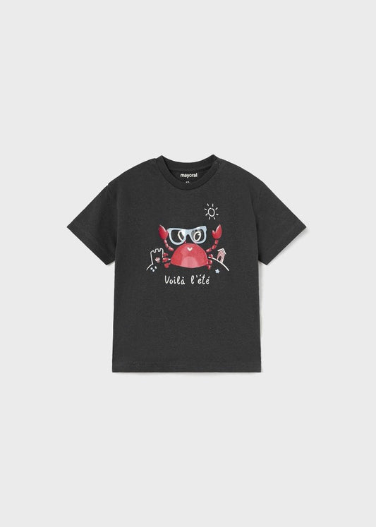 Camiseta interactiva cangrejo
