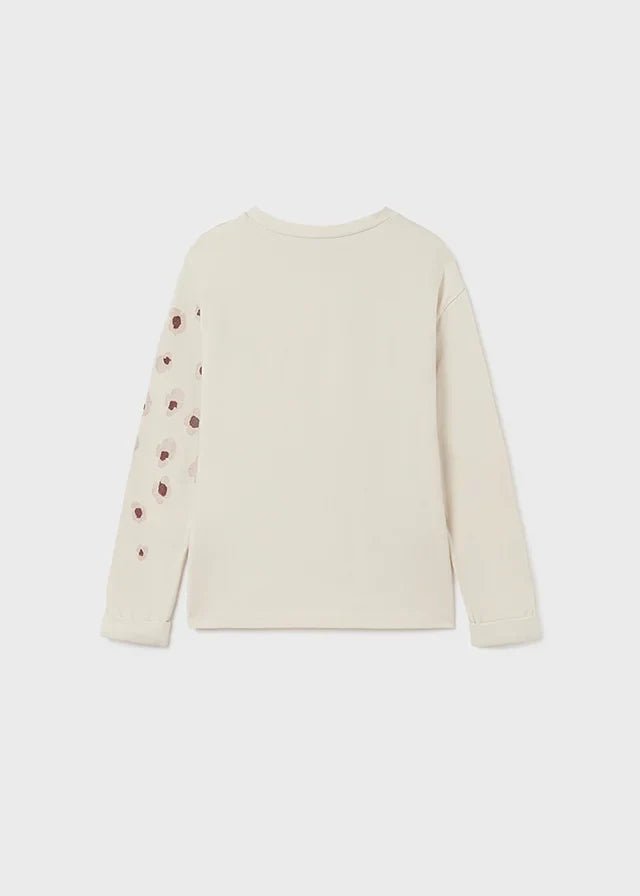 set blusa garbanzo "leopard" short topo mayoral