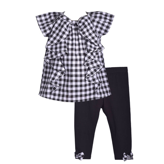 set bluson cuadros con leggins