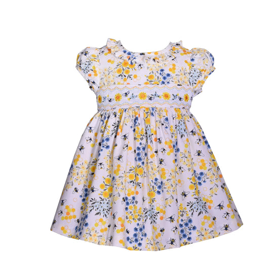 vestido flores amarillas