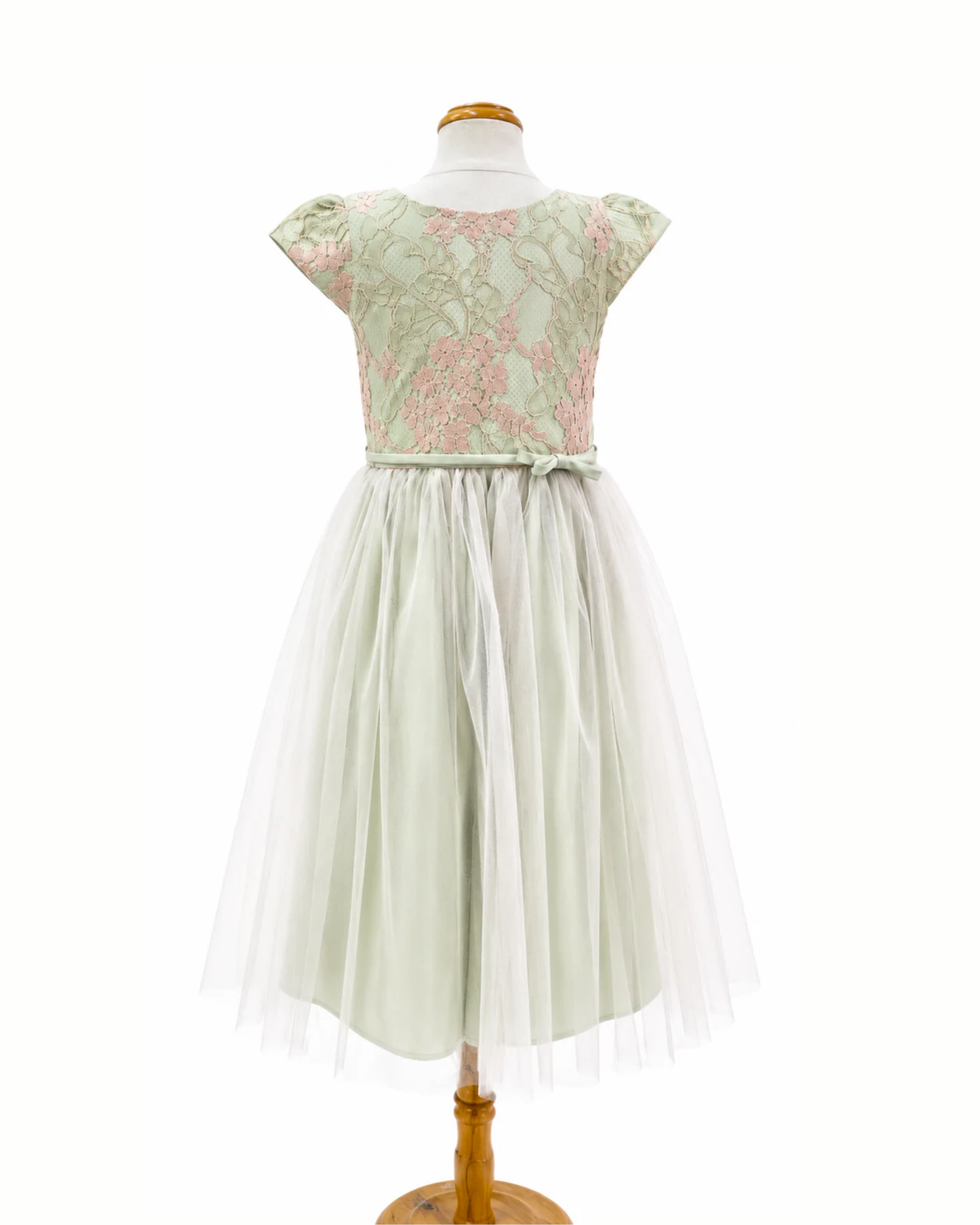 Vestido Color Menta Falda Tul