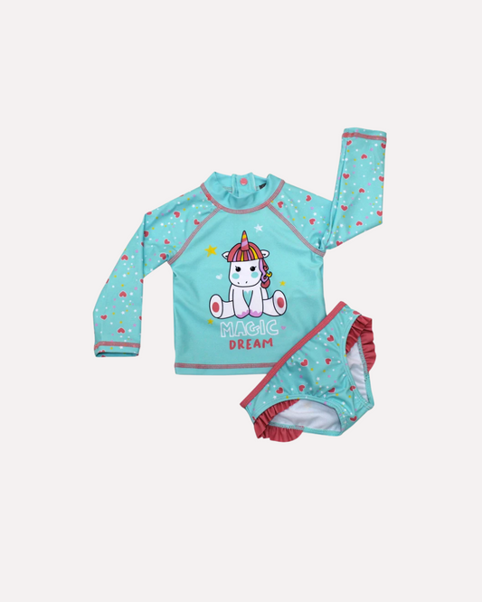 set de baño unicornio UPF40