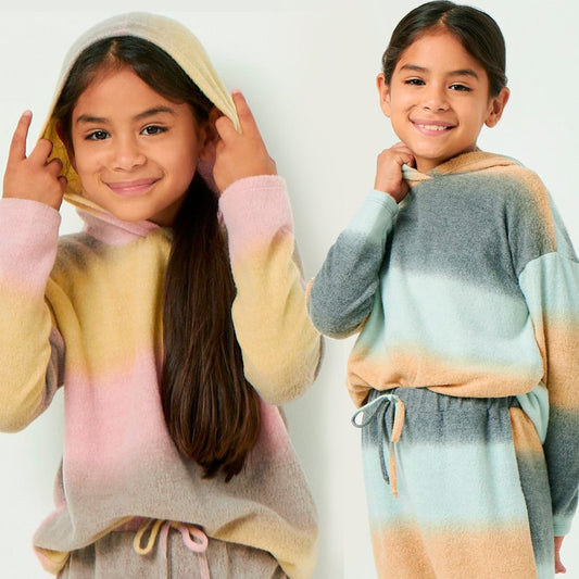 hoodie tie dye rosa mostaza