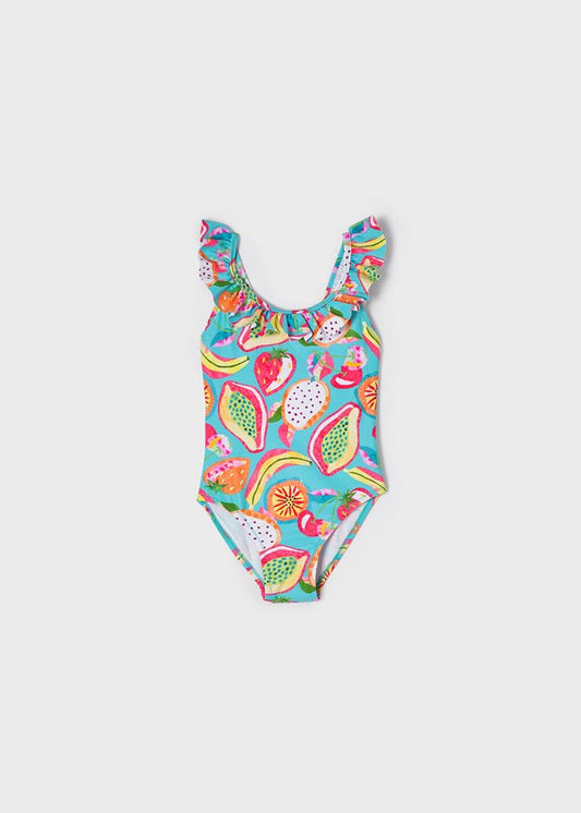 bañador con estampados frutales