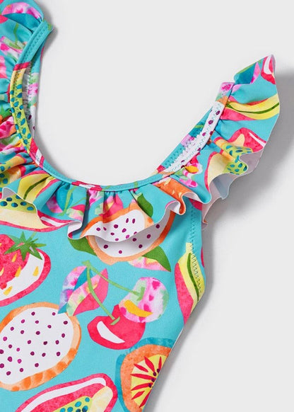 bañador con estampados frutales