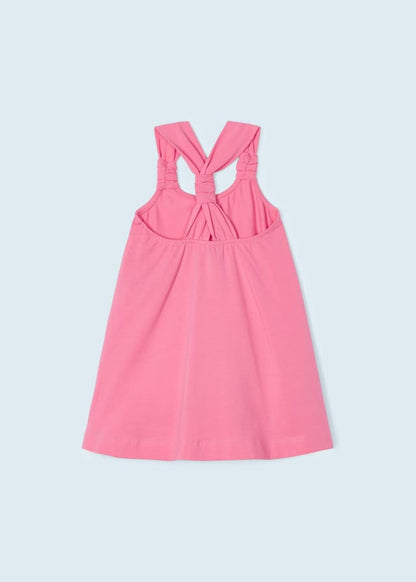 Vestido Peonia Coral pajaros