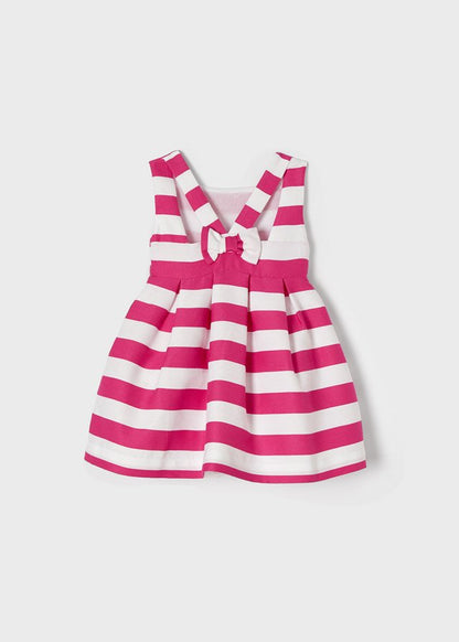 vestido rayas fiusha