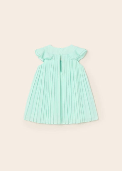 vestido gasa color agua