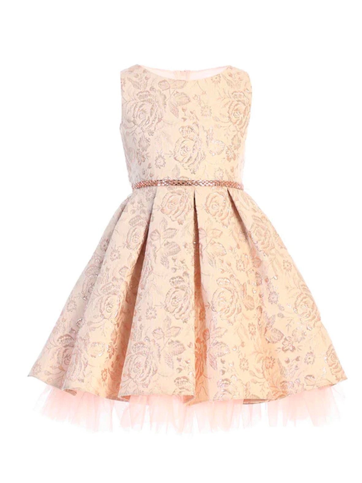 Vestidos para niña rose clearance gold